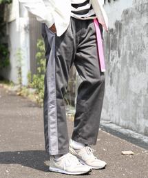coen | TCワンタックサイドラインアンクルカットテーパードパンツ(その他パンツ)