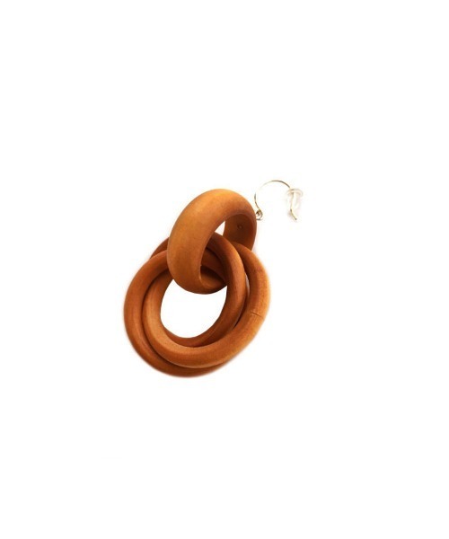 marjour（マージュール）の「INFINITY WOOD PIERCE(EARRING)（ピアス（両耳用）・レディース・カーキ/マスタード/イエロー系その他/グリーン系その他・ﾌﾘ-）」の22枚目の写真