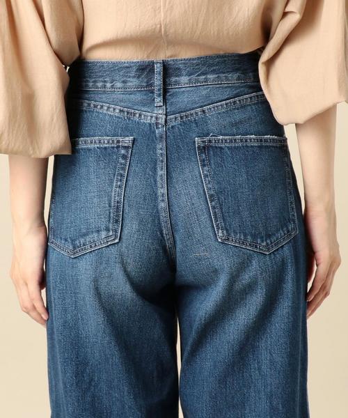 BEAUTY&YOUTH UNITED ARROWS（ビューティーアンドユースユナイテッドアローズ）の「BY カットオフワイドデニム 2 ◆（デニムパンツ・レディース・ブラック/コバルトブルー・SMALL/MEDIUM）」の14枚目の写真