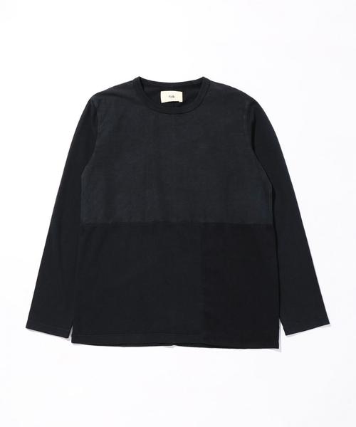 Folk(フォーク)の「<Folk> COMBINATION T-shirt/Tシャツ ◆(Tシャツ/カットソー・メンズ・ホワイト/ネイビー・2/3)」の2枚目の写真