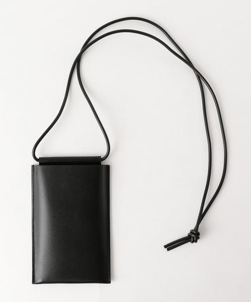 Building Block(ビルディングブロック)の「<BUILDING BLOCK>PHONESLING レザーショルダーバッグ Ψ(ショルダーバッグ・レディース・ブラック/ワインレッド・FREE)」の2枚目の写真