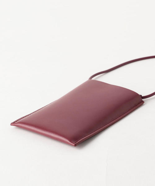 Building Block(ビルディングブロック)の「<BUILDING BLOCK>PHONESLING レザーショルダーバッグ Ψ(ショルダーバッグ・レディース・ブラック/ワインレッド・FREE)」の3枚目の写真