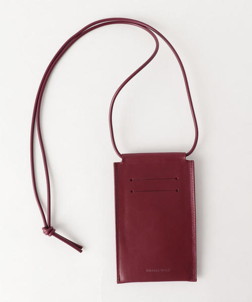 Building Block(ビルディングブロック)の「<BUILDING BLOCK>PHONESLING レザーショルダーバッグ Ψ(ショルダーバッグ・レディース・ブラック/ワインレッド・FREE)」の4枚目の写真