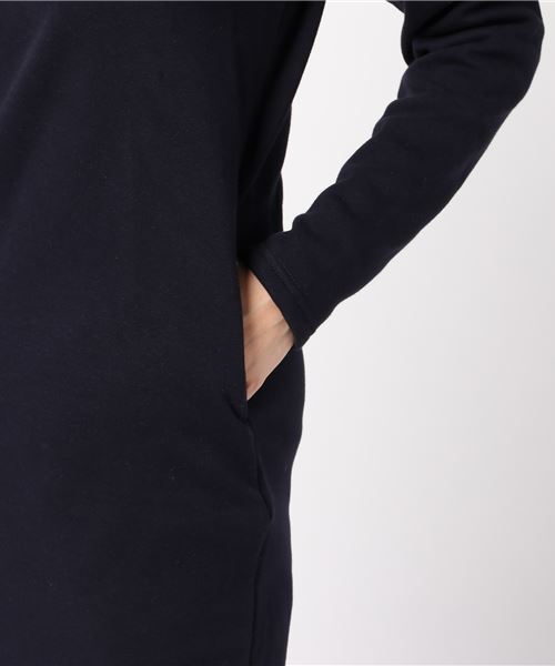 KOBE LETTUCE（コウベレタス）の「まるで着る毛布！暖かさダントツ『ぬく盛り』Iラインスウェットワンピース/レディース[E1745]神戸レタス（ワンピース・レディース・ベージュ系その他/ネイビー/チャコールグレー/ブラック・FREE）」の14枚目の写真