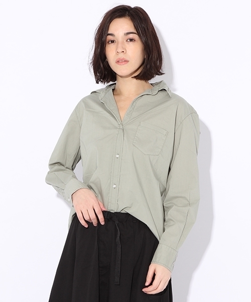 niko and...（ニコアンド）の「マーセベーシックレギュラーシャツ【niko and ...】（シャツ/ブラウス・レディース・ホワイト/レッド/グリーン/カーキ/ラベンダー/ピンク・MEDIUM/LARGE）」の3枚目の写真