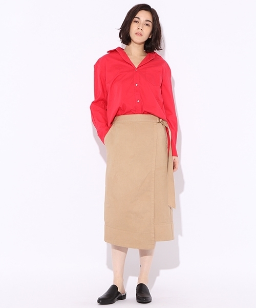 niko and...（ニコアンド）の「マーセベーシックレギュラーシャツ【niko and ...】（シャツ/ブラウス・レディース・ホワイト/レッド/グリーン/カーキ/ラベンダー/ピンク・MEDIUM/LARGE）」の11枚目の写真