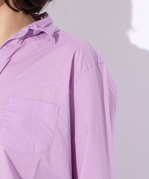 niko and...（ニコアンド）の「マーセベーシックレギュラーシャツ【niko and ...】（シャツ/ブラウス・レディース・ホワイト/レッド/グリーン/カーキ/ラベンダー/ピンク・MEDIUM/LARGE）」の22枚目の写真