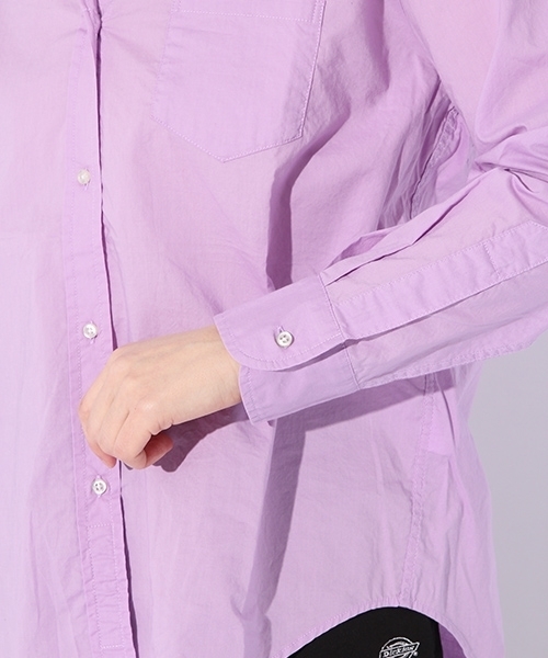 niko and...（ニコアンド）の「マーセベーシックレギュラーシャツ【niko and ...】（シャツ/ブラウス・レディース・ホワイト/レッド/グリーン/カーキ/ラベンダー/ピンク・MEDIUM/LARGE）」の8枚目の写真