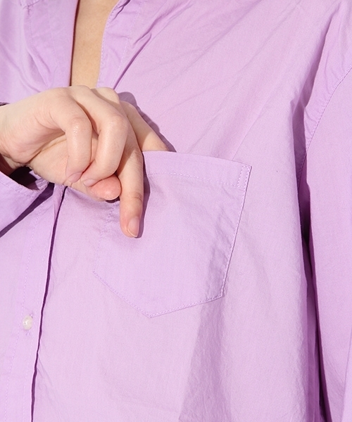 niko and...（ニコアンド）の「マーセベーシックレギュラーシャツ【niko and ...】（シャツ/ブラウス・レディース・ホワイト/レッド/グリーン/カーキ/ラベンダー/ピンク・MEDIUM/LARGE）」の18枚目の写真