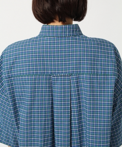 LOWRYS FARM（ローリーズファーム）の「チェックＢＩＧシャツ／ＳＳ　787894 （シャツ/ブラウス・レディース・オフホワイト/ブルー/イエロー・FREE）」の10枚目の写真