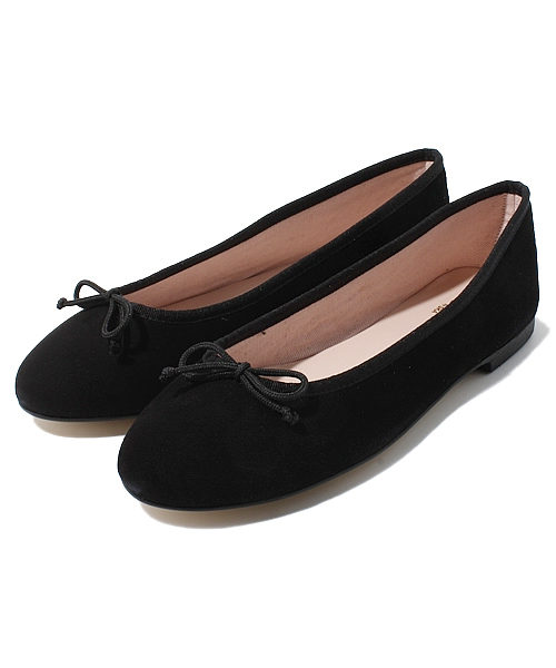 green label relaxing（グリーンレーベルリラクシング）の「Bailarina/SKA ムジバレエシューズ②（バレエシューズ・レディース・ブラック/レッド・38/36/37）」の2枚目の写真