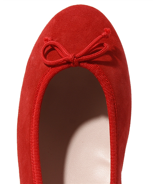 green label relaxing（グリーンレーベルリラクシング）の「Bailarina/SKA ムジバレエシューズ②（バレエシューズ・レディース・ブラック/レッド・38/36/37）」の6枚目の写真