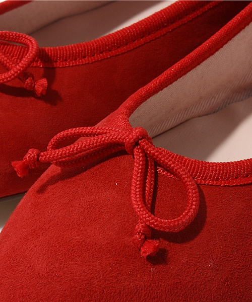 green label relaxing（グリーンレーベルリラクシング）の「Bailarina/SKA ムジバレエシューズ②（バレエシューズ・レディース・ブラック/レッド・38/36/37）」の8枚目の写真