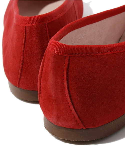 green label relaxing（グリーンレーベルリラクシング）の「Bailarina/SKA ムジバレエシューズ②（バレエシューズ・レディース・ブラック/レッド・38/36/37）」の10枚目の写真