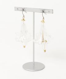 【angereve】クリスタルフラワーのピアス