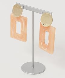 スクエアビッグピアス