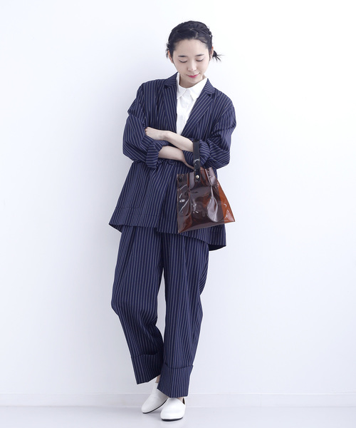 MERLOT（メルロー）の「クリアワンハンドルミニトートバッグ2700（トートバッグ・レディース・チャコールグレー/ブラウン/グリーン/クリア・FREE）」の12枚目の写真