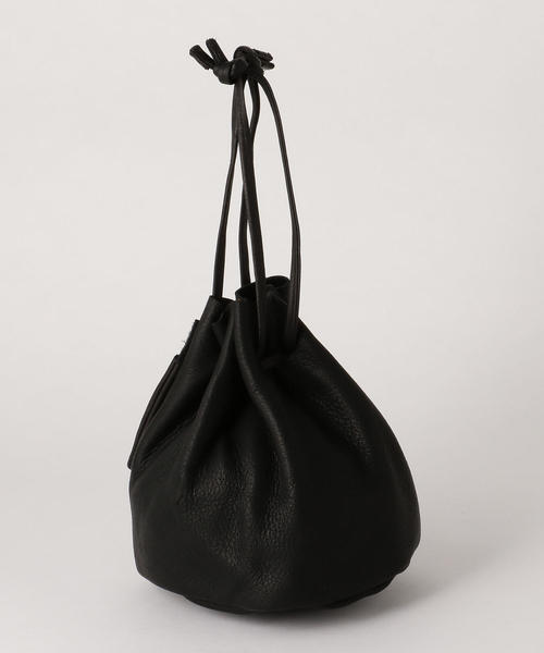 MYTHINKS MY ELK BUCKET BAG M ブラック 美品 MY THINKS（マイシンクス）の「＜MY THINKS＞エルクレザーバケット