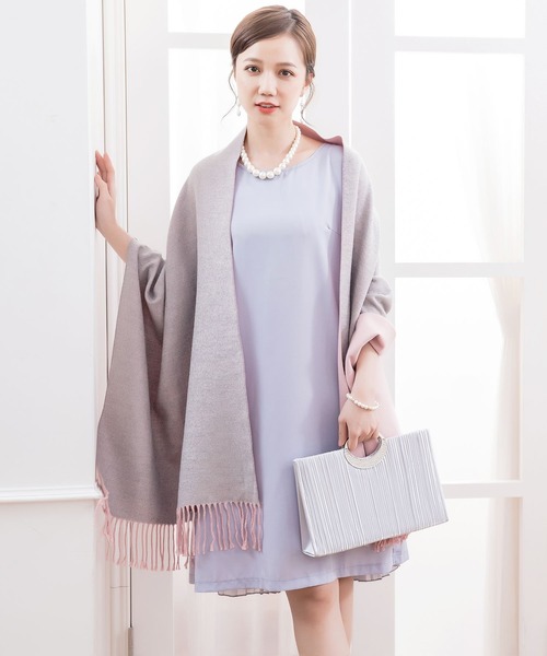 DRESS STAR(ドレス スター)の「ビジューラディアルサテンプリーツパーティークラッチバッグ(クラッチバッグ・レディース・ブラック/ダークブラウン/シャンパン/シルバー・フリー)」の6枚目の写真