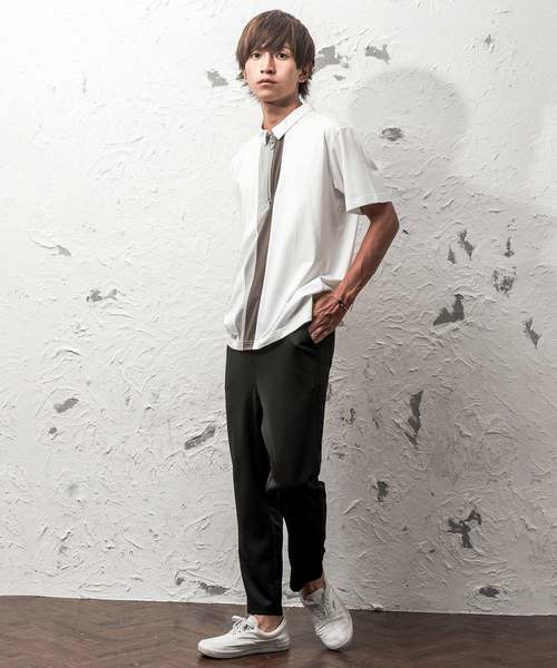 MinoriTY（マイノリティ）の「ポンチ素材テーパードリラックスパンツ（その他パンツ・メンズ・ブラック/ベージュ/ネイビー・M/L/XL）」の4枚目の写真