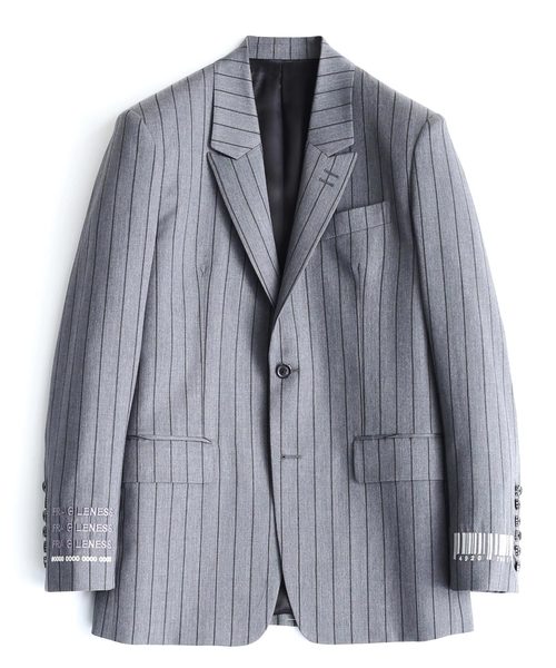 SHAREEF（シャリーフ）の「TAILORED JK（テーラードジャケット・メンズ・グレー/モカ・2/1/3）」の5枚目の写真