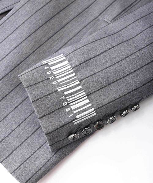 SHAREEF（シャリーフ）の「TAILORED JK（テーラードジャケット・メンズ・グレー/モカ・2/1/3）」の3枚目の写真
