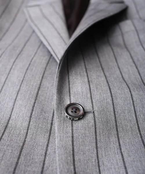 SHAREEF（シャリーフ）の「TAILORED JK（テーラードジャケット・メンズ・グレー/モカ・2/1/3）」の17枚目の写真