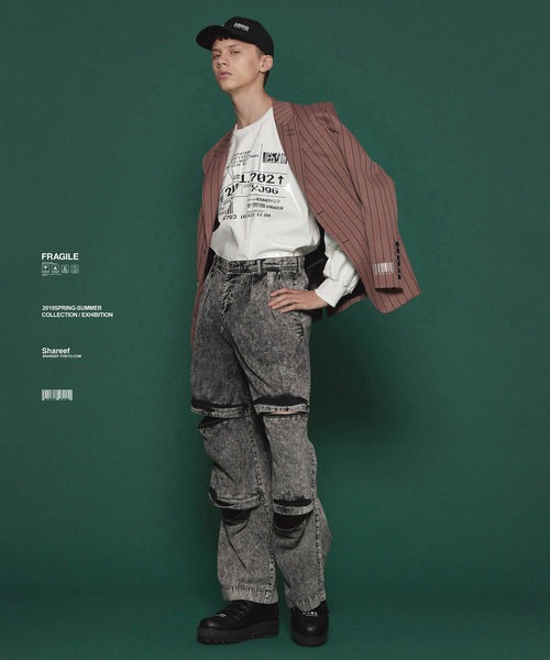 SHAREEF（シャリーフ）の「TAILORED JK（テーラードジャケット・メンズ・グレー/モカ・2/1/3）」の7枚目の写真