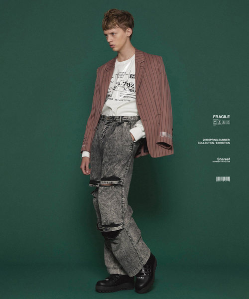 SHAREEF（シャリーフ）の「TAILORED JK（テーラードジャケット・メンズ・グレー/モカ・2/1/3）」の16枚目の写真