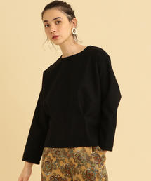 BEAUTY&YOUTH UNITED ARROWS | BY メルトンジャージー バックジッププルオーバー ◆(Tシャツ/カットソー)