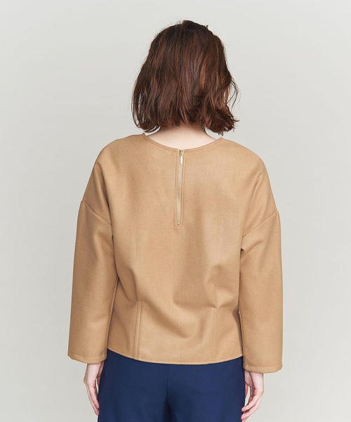 BEAUTY&YOUTH UNITED ARROWS(ビューティーアンドユースユナイテッドアローズ)の「BY メルトンジャージー バックジッププルオーバー ◆(Tシャツ/カットソー・レディース・ライトブルー/ブラック/ベージュ・FREE)」の17枚目の写真