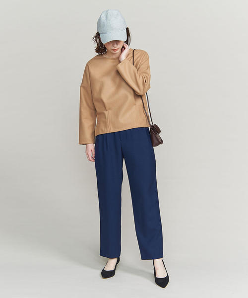 BEAUTY&YOUTH UNITED ARROWS(ビューティーアンドユースユナイテッドアローズ)の「BY メルトンジャージー バックジッププルオーバー ◆(Tシャツ/カットソー・レディース・ライトブルー/ブラック/ベージュ・FREE)」の20枚目の写真