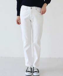 AMERICAN HOLIC | テーパードデニムホワイト(デニムパンツ)