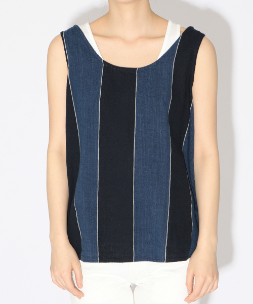 BEAMS BOY（ビームスボーイ）の「○orslow / タンクトップ（タンクトップ・レディース・ストライプ/チェック・ONE SIZE）」の7枚目の写真