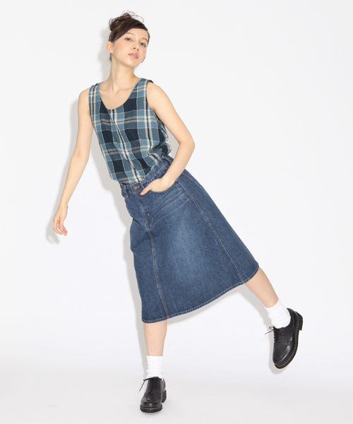 BEAMS BOY（ビームスボーイ）の「○orslow / タンクトップ（タンクトップ・レディース・ストライプ/チェック・ONE SIZE）」の5枚目の写真