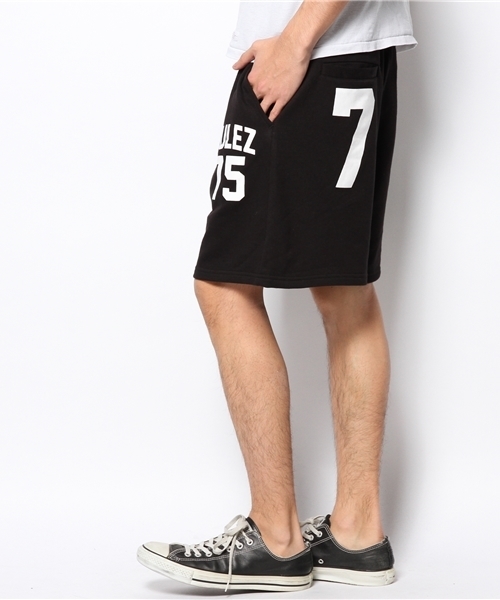 WEGO(ウィゴー)の「WEGO/ナンバリングスウェットショーツ(その他パンツ・メンズ・ブラック/杢グレー/ロイヤルブルー・MEDIUM/LARGE)」の10枚目の写真