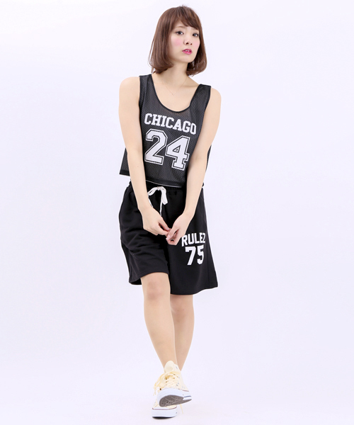 WEGO(ウィゴー)の「WEGO/ナンバリングスウェットショーツ(その他パンツ・メンズ・ブラック/杢グレー/ロイヤルブルー・MEDIUM/LARGE)」の17枚目の写真