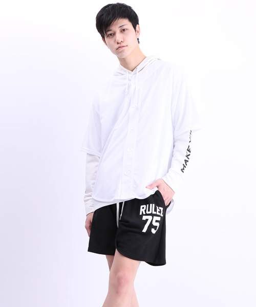 WEGO(ウィゴー)の「WEGO/ナンバリングスウェットショーツ(その他パンツ・メンズ・ブラック/杢グレー/ロイヤルブルー・MEDIUM/LARGE)」の20枚目の写真