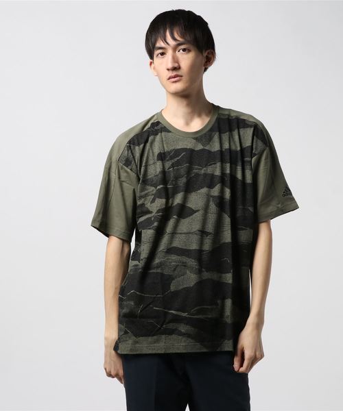 adidas（アディダス）の「アディダス ＭS2S　CAMOグラフィックＴシャツ（Tシャツ/カットソー・メンズ・グレー/ブラウン/ピンク・M/L/XXL/S/XL）」の11枚目の写真