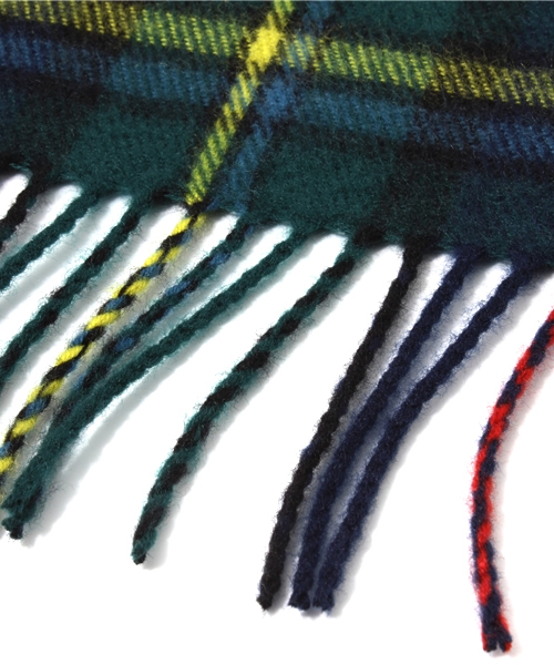 WEGO(ウィゴー)の「WEGO/タータンチェックマフラー(マフラー・レディース・グリーン/レッド/ネイビー・FREE)」の4枚目の写真