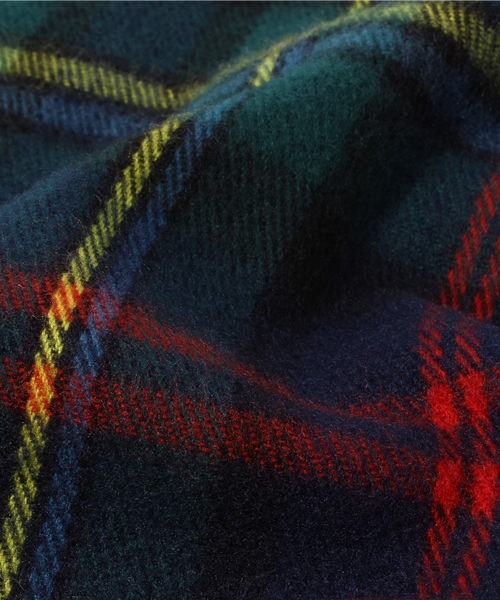 WEGO(ウィゴー)の「WEGO/タータンチェックマフラー(マフラー・レディース・グリーン/レッド/ネイビー・FREE)」の5枚目の写真