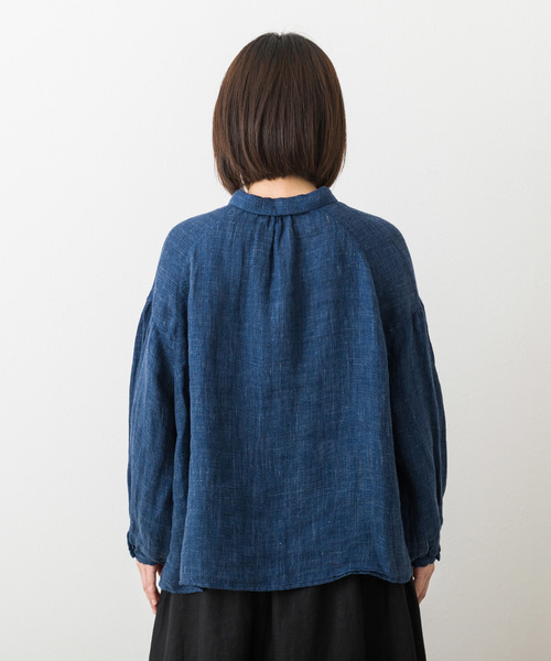 Avec des tenue(アヴェックデトゥニュ)の「【Avec des tunue/アヴェック デ トゥニュ】変形袖ブラウス 1-10017 KDU(シャツ/ブラウス・レディース・グレー/ベージュ/ネイビー・FREE)」の10枚目の写真