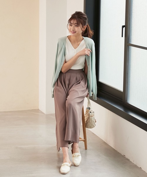 KOBE LETTUCE(コウベレタス)の「ビット付きスクエアトゥバブーシュローファーシューズ(サンダル・レディース・ホワイト系その他/ベージュ系その他/ホワイト/ブラック/ブラウン系その他/ブラック系その他/グレイッシュベージュ/ブラウン系その他2/ブラック系その他2/ホワイト系その他2/ベージュ系その他2・L/LL/M/S)」の18枚目の写真