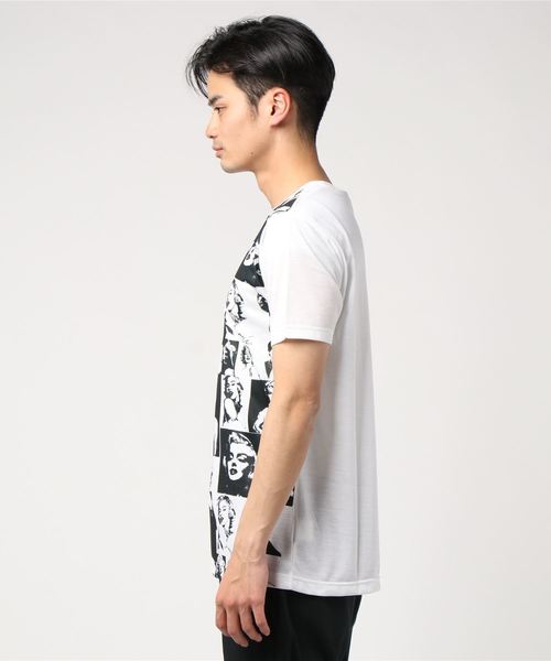 おしゃれスタ(オシャレスタ)の「モノトーンガールズフォトプリントクルーネックTシャツ(KU)(Tシャツ/カットソー・メンズ・ホワイト/ブラック・M/L)」の10枚目の写真
