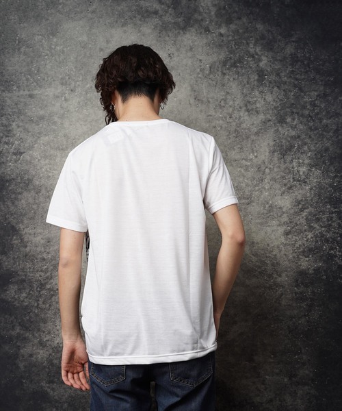 おしゃれスタ(オシャレスタ)の「モノトーンガールズフォトプリントクルーネックTシャツ(KU)(Tシャツ/カットソー・メンズ・ホワイト/ブラック・M/L)」の8枚目の写真