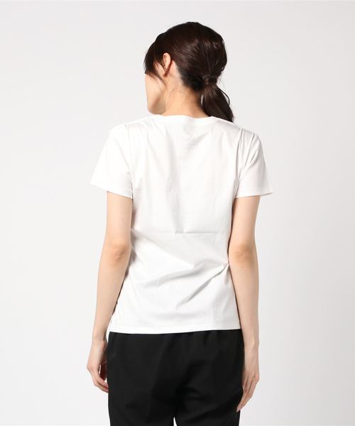 RNA-N(アールエヌエーエヌ)の「M0948 80/-スムースシルケットクルーネックTシャツ(Tシャツ/カットソー・レディース・ブラック/パープル/オフホワイト/スモークグレー・MEDIUM)」の10枚目の写真