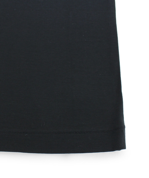 RNA-N(アールエヌエーエヌ)の「M0948 80/-スムースシルケットクルーネックTシャツ(Tシャツ/カットソー・レディース・ブラック/パープル/オフホワイト/スモークグレー・MEDIUM)」の17枚目の写真