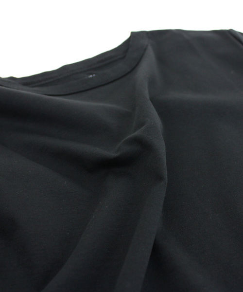 RNA-N(アールエヌエーエヌ)の「M0948 80/-スムースシルケットクルーネックTシャツ(Tシャツ/カットソー・レディース・ブラック/パープル/オフホワイト/スモークグレー・MEDIUM)」の11枚目の写真