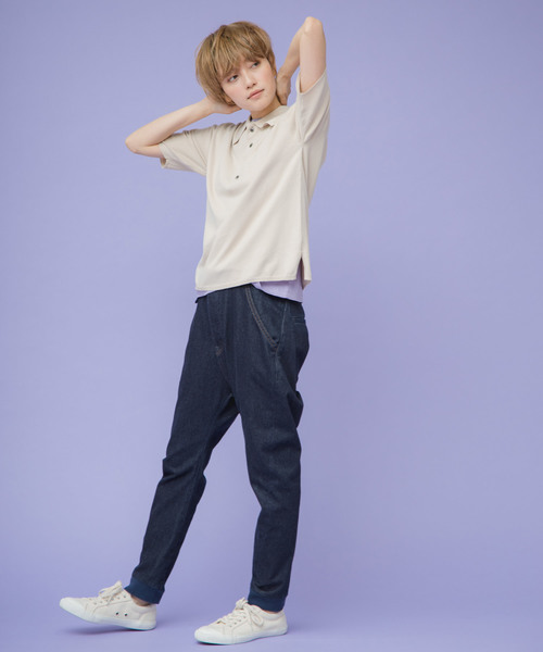 RNA-N(アールエヌエーエヌ)の「M0948 80/-スムースシルケットクルーネックTシャツ(Tシャツ/カットソー・レディース・ブラック/パープル/オフホワイト/スモークグレー・MEDIUM)」の21枚目の写真