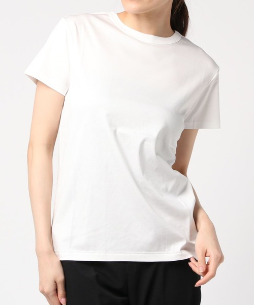 RNA-N(アールエヌエーエヌ)の「M0948 80/-スムースシルケットクルーネックTシャツ(Tシャツ/カットソー・レディース・ブラック/パープル/オフホワイト/スモークグレー・MEDIUM)」の22枚目の写真